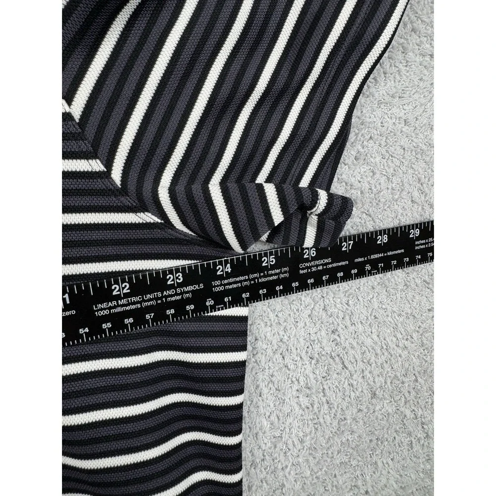 Nike Golf Men's Dri-Fit Short Sleeve Polo Shirt‎ Black White Striped Size XL
